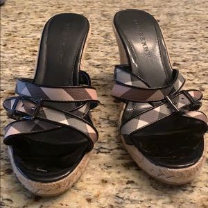 Burberry Nova Check Wedge Espadrille